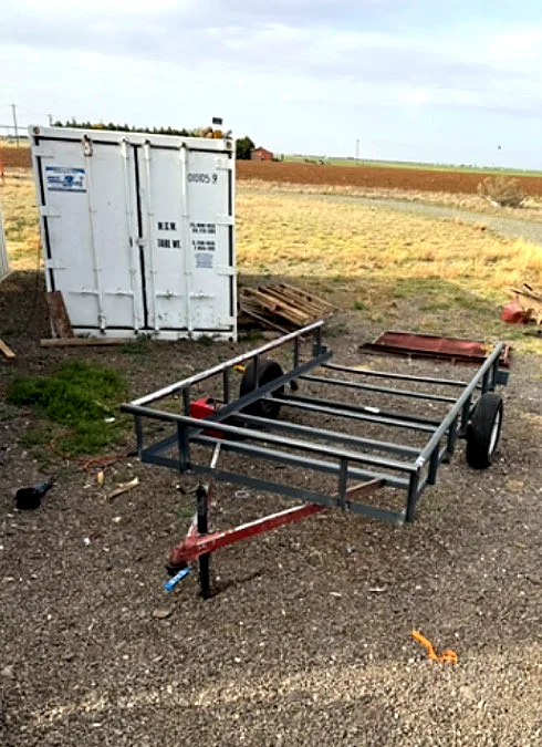 Trailer rebuild, new frame